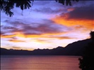 Lake Atitlán, view from Panajachel, Guatemala